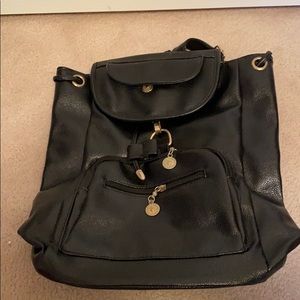 NEW black fashion backpack